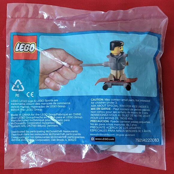 2004 LEGO, SKATE BOARDER TOY, MINT IN THE PACKAGE!!! - Picture 4 of 4
